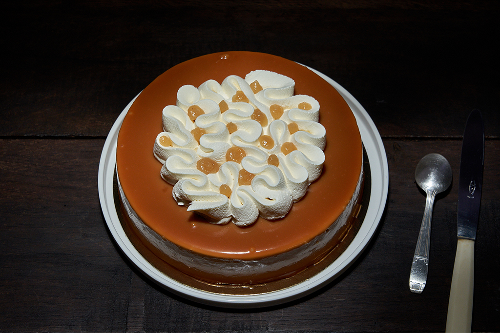 Sablé breton, pomme caramel