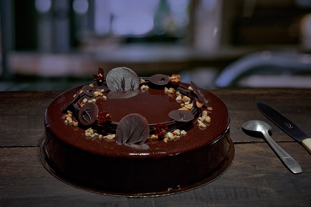 Mousse chocolat sur son biscuit chocolat