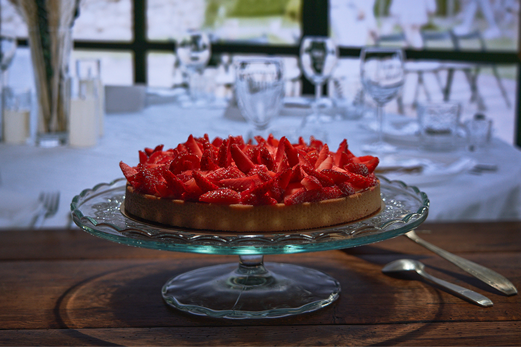 Tarte fraises crème pâtissière